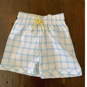Lullaby Set Barnes Bathing Suit - Whales Blue‎ Windowpane NWT size 24mo
